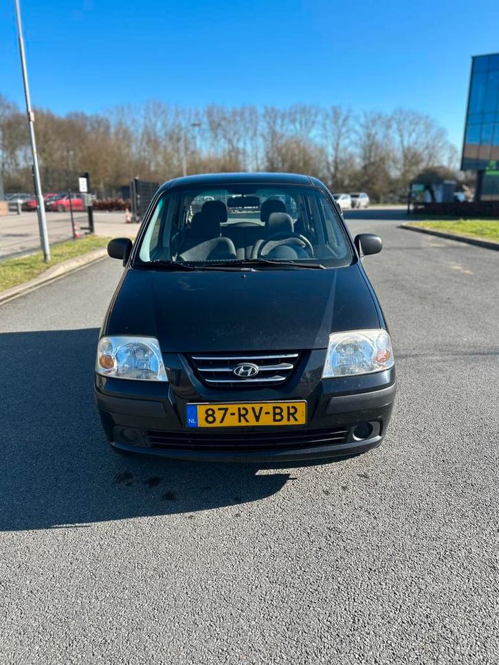Hyundai Atos 1.1 2005 Zwart, Auto's, Hyundai, Particulier, Atos, Benzine, C, Hatchback, Handgeschakeld, Origineel Nederlands, Zwart