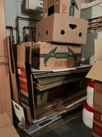 Circa 65 gebruikte verhuisdozen - stevig en minder stevig, Doe-het-zelf en Verbouw, Kratten en Dozen, Ophalen, 50 tot 75 cm, Minder dan 40 cm