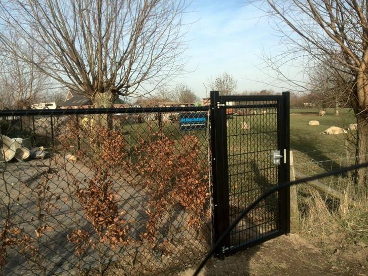 PRO Enkele poorten NIEUW 160 cm Hoog COMPLEET, Tuin en Terras, Tuinpoorten, Nieuw, Draaipoort, IJzer, 150 tot 200 cm, 100 tot 150 cm