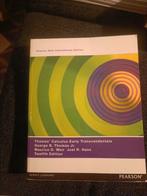 Thomas calculus 1292021233, Boeken, Ophalen of Verzenden, Beta, Gelezen, HBO