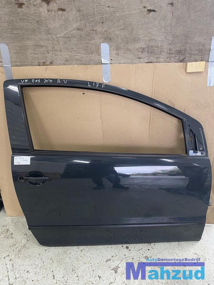 VW FOX Grijs LI7F Rechts deur portier 2003-2015, Auto-onderdelen, Carrosserie en Plaatwerk, Deur, Volkswagen, Gebruikt, Ophalen of Verzenden