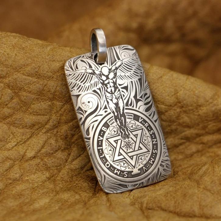 Guardian Angel hanger - 925 zilver, Sieraden, Tassen en Uiterlijk, Kettinghangers, Nieuw, Zilver, Zilver, Kruis of Symbool, Verzenden
