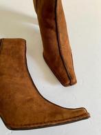 H05 Nieuw maat 37 lage laarzen hak cowboy-laarsjes bruin, Nieuw, Ophalen of Verzenden, ATG, Bruin