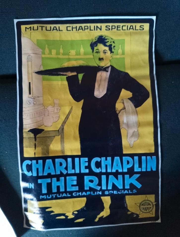 Charlie Chaplin "The Rink" Filmaffiche, Antiek en Kunst, Kunst | Overige Kunst, Ophalen of Verzenden