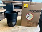 AF-S Nikkor 50mm f 1.8g, Audio, Tv en Foto, Fotografie | Lenzen en Objectieven, Zo goed als nieuw, Standaardlens, Ophalen