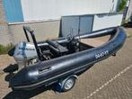 Humber 520 ribboot + 50 pk Honda + trailer, Watersport en Boten, Rubberboten, Zo goed als nieuw, Benzine, Minder dan 70 pk, Overige materialen