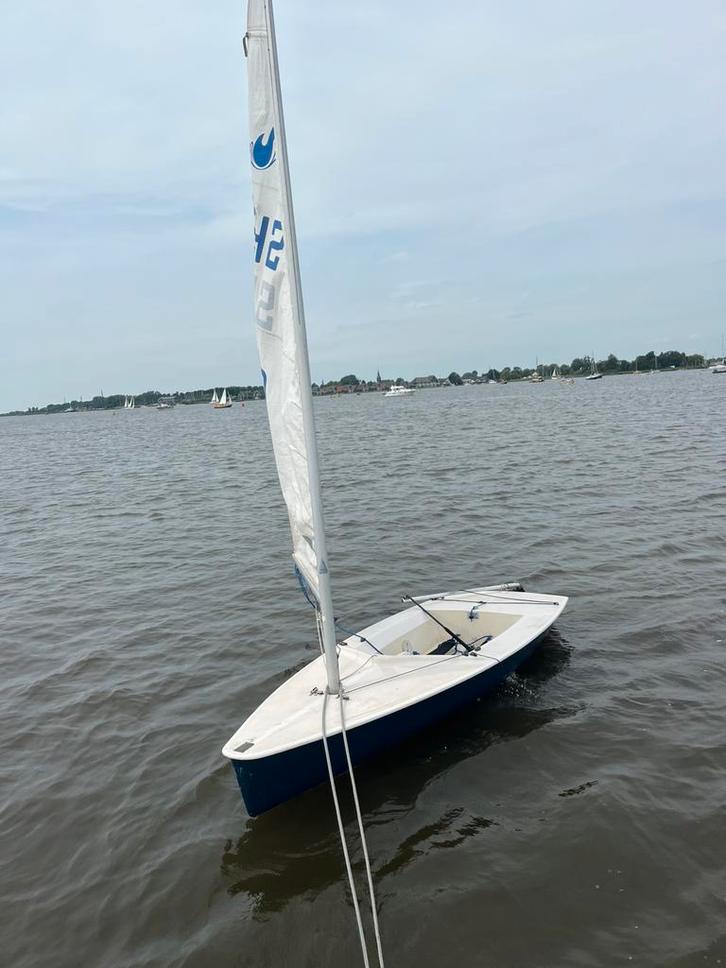 Splash zeilbootje, Watersport en Boten, Zeilen en Zeiltoebehoren, Gebruikt, Grootzeil, Minder dan 15 m², Minder dan 3 meter, Ophalen