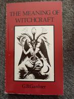 The meaning Of wichtcraft, Boeken, Gelezen, G.B. Gardner, Ophalen