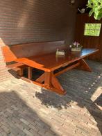 Douglas tuintafel en bank 310x90x76 cm, Ophalen of Verzenden, Gebruikt, Rechthoekig, Hout