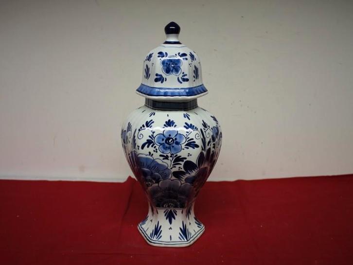 Delftse dekselvaas, Antiek en Kunst, Antiek | Keramiek en Aardewerk, Ophalen