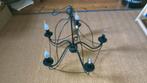 5 armige zwart metalen hanglamp, Huis en Inrichting, Ophalen, Zo goed als nieuw