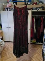 Gothic Jurk met Kant, Zwart, Maat 46/48 (XL) of groter, Ophalen of Verzenden, Gedragen