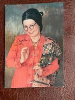 ansichtkaart, kaart van Wieteke van Dort als Tante Lien no 2, Verzenden, 1960 tot 1980, Sterren en Beroemdheden