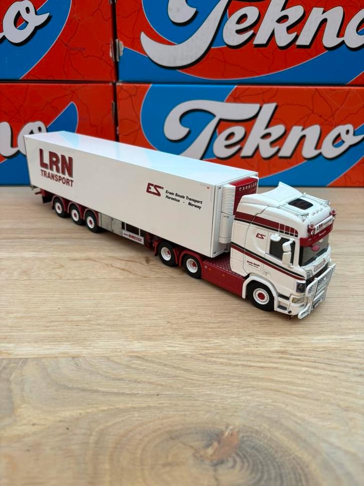 WSI Scania S LRN Transport Norway–Europe, Hobby en Vrije tijd, Modelauto's | 1:50, Zo goed als nieuw, Bus of Vrachtwagen, Wsi