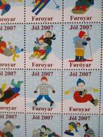 Faeröer Eilanden, Kerstvelletje 2007, Verzenden, Denemarken, Postfris