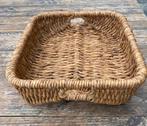 Vintage rieten/ rotan mand, Ophalen, Overige materialen, Gebruikt, Mand