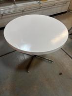 Vintage ronde eettafel, Ophalen, Gebruikt, 100 tot 150 cm, Rond