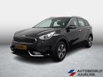 Kia Niro 1.6 GDi Hybrid DynamicLine Camera/Android/Navi/Ecc, 12 maanden, Euro 6, Leder en Stof, Zwart