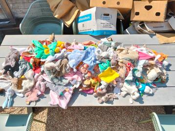 Super grote partij knuffeldoekjes/ tutdoekjes, 150 stuks beschikbaar voor biedingen