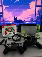 Nintendo switch oled splatoon editie, Spelcomputers en Games, Switch OLED, Met games, Verzenden, Met 2 controllers