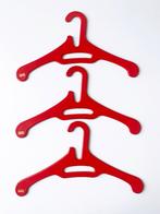 Set vintage kledinghangers kleerhanger kleerhaken rood Union, Kunststof, Gebruikt, Ophalen of Verzenden, Nvt