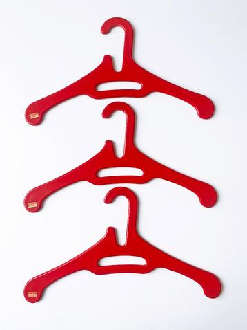 Set vintage kledinghangers kleerhanger kleerhaken rood Union beschikbaar voor biedingen