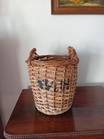 oude rieten flessen mand, Ophalen, Gebruikt, Mand, Rond