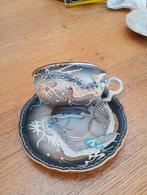 Antieke "dragon ware" kop en schotel, Antiek en Kunst, Ophalen