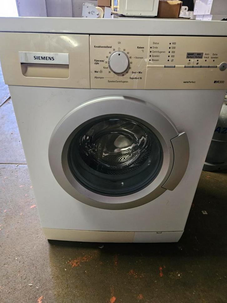 Siemens VarioPerfect Wasmachine, Witgoed en Apparatuur, Wasmachines, Gebruikt, Voorlader, 6 tot 8 kg, 85 tot 90 cm, 1200 tot 1600 toeren