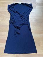 Scapa jurk donker blauw traveler stof 38-40, Maat 38/40 (M), Scapa pauw, Knielengte, Gedragen
