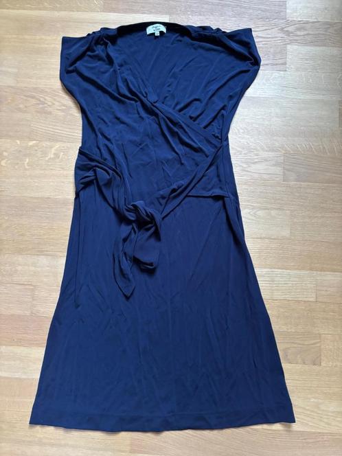 Scapa jurk donker blauw traveler stof 38-40, Kleding | Dames, Jurken, Gedragen, Maat 38/40 (M), Blauw, Knielengte, Verzenden