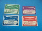 4 Oude luciferetiketten Café 't Molentje OUDENBOSCH J Loyens, Ophalen of Verzenden, Zo goed als nieuw, Luciferdoosjes of -merken