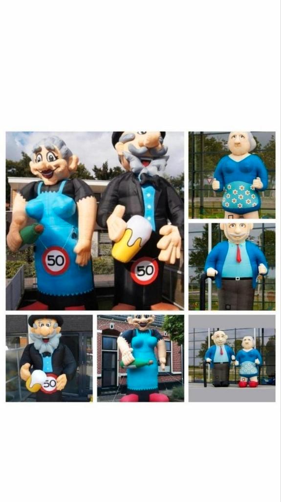 Abraham & Sarah 50 verhuur/huren/te huur Putten., Hobby en Vrije tijd, Feestartikelen | Verhuur, Zo goed als nieuw, Abraham of Sarah