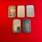 100 gram zilverbaar bank Brussel Lambert, Postzegels en Munten, Ophalen, Zilver