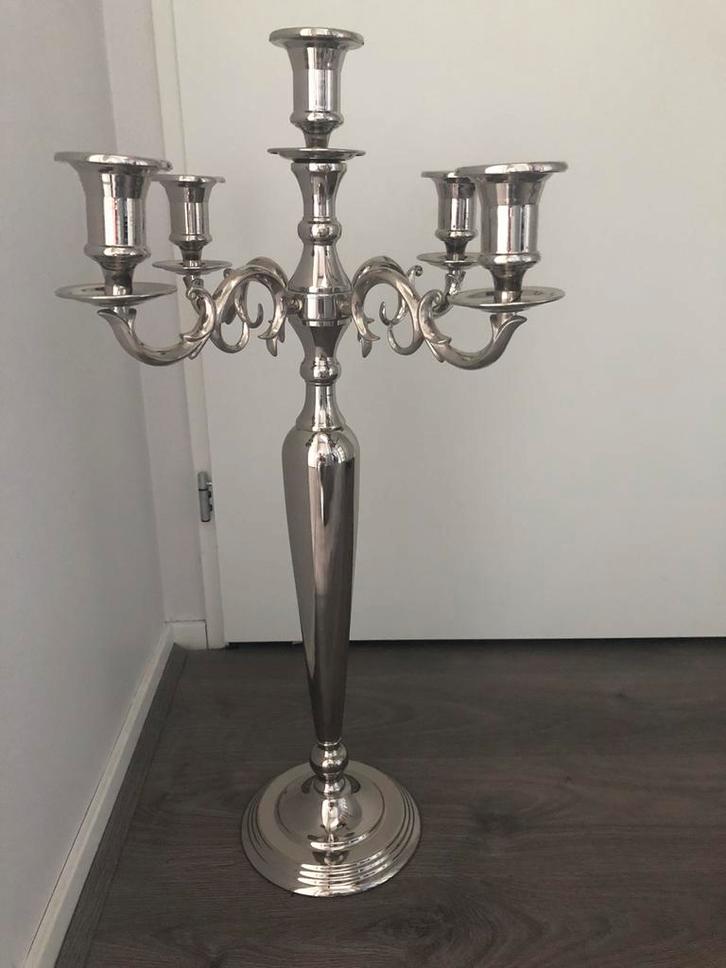 Kandelaar met 5 armen ZGAN, Huis en Inrichting, Woonaccessoires | Kandelaars en Kaarsen, Zo goed als nieuw, Kandelaar, 75 cm of meer
