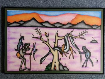 Kivuthi Mbuno Keniaanse tekening; Biënnale Venetie 2013 beschikbaar voor biedingen