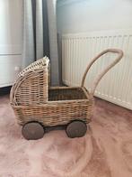 Rotan popenwagentje, Ophalen, Zo goed als nieuw, Babypop