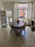 Eettafel + stoelen, Huis en Inrichting, Tafels | Eettafels, Ophalen, 200 cm of meer, 50 tot 100 cm, Zo goed als nieuw