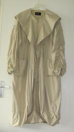 NIEUWE lange beige jas met grote kraag van Damo Donna, mt.44, Damo Donna, Beige, Maat 42/44 (L), Nieuw