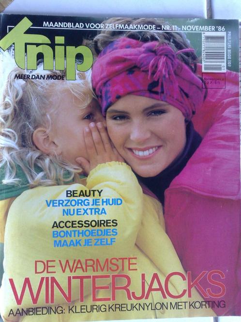 Knip zelfmaakmode november nr. 11 / 1986, Hobby en Vrije tijd, Kledingpatronen, Gebruikt, Knipmode, Verzenden