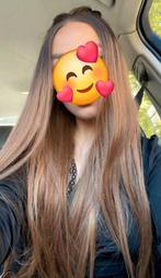 Ombre bruine lace-wig incl 2 wigcaps, Sieraden, Tassen en Uiterlijk, Uiterlijk | Haarverzorging, Ophalen of Verzenden, Nieuw, Pruik of Haarverlenging