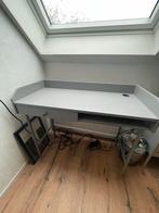 IKEA Hauga bureau, grijs, zgan, Ophalen, Zo goed als nieuw