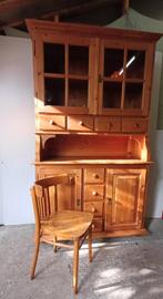 Vintage 80's grenen vitrinekast winkelkast leuke restyler, Zo goed als nieuw, Minder dan 100 cm, 25 tot 50 cm, 50 tot 100 cm