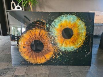 Plexiglas schilderij iris beschikbaar voor biedingen