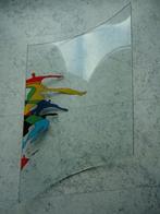 Fruitschaal van Corry Ammerlaan Niekerk CAN Glazen gebogen, Ophalen of Verzenden, Overige stijlen, Glas, Schaal of Schalen