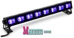 LED licht Bar 8X 3W, UV, Warm Wit en Mix, BUVW83, Nieuw, Ophalen of Verzenden, Licht