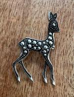 Antieke broche hertje, Ophalen of Verzenden