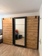 Schuifdeurkast Dex XL - eikenkleur - 208x270x65 cm, Huis en Inrichting, Ophalen, Zo goed als nieuw, 25 tot 50 cm, 200 cm of meer