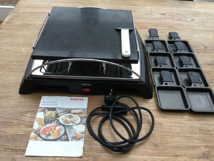 Tefal Steengrill/Raclette - 8 Personen, Witgoed en Apparatuur, Fonduesets, Gebruikt, Fondueset, Elektrisch, Ophalen