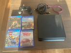 Sony PlayStation 4 Inclusief 4 spellen en een afstandbedieni, Met games, Ophalen of Verzenden, Zo goed als nieuw, 1 TB